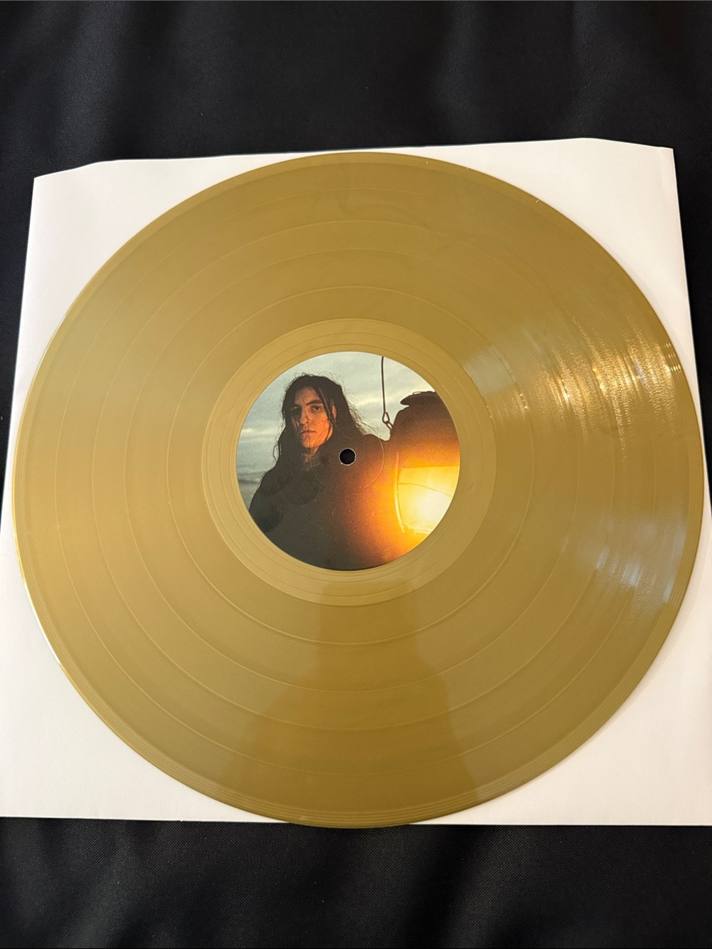 Gold Decorative Vinyl Record Wall Art - Death in the Business of Whaling/Searose